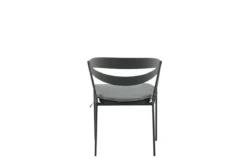 Gartenstuhl Sylt - aus Aluminium in Schwarz