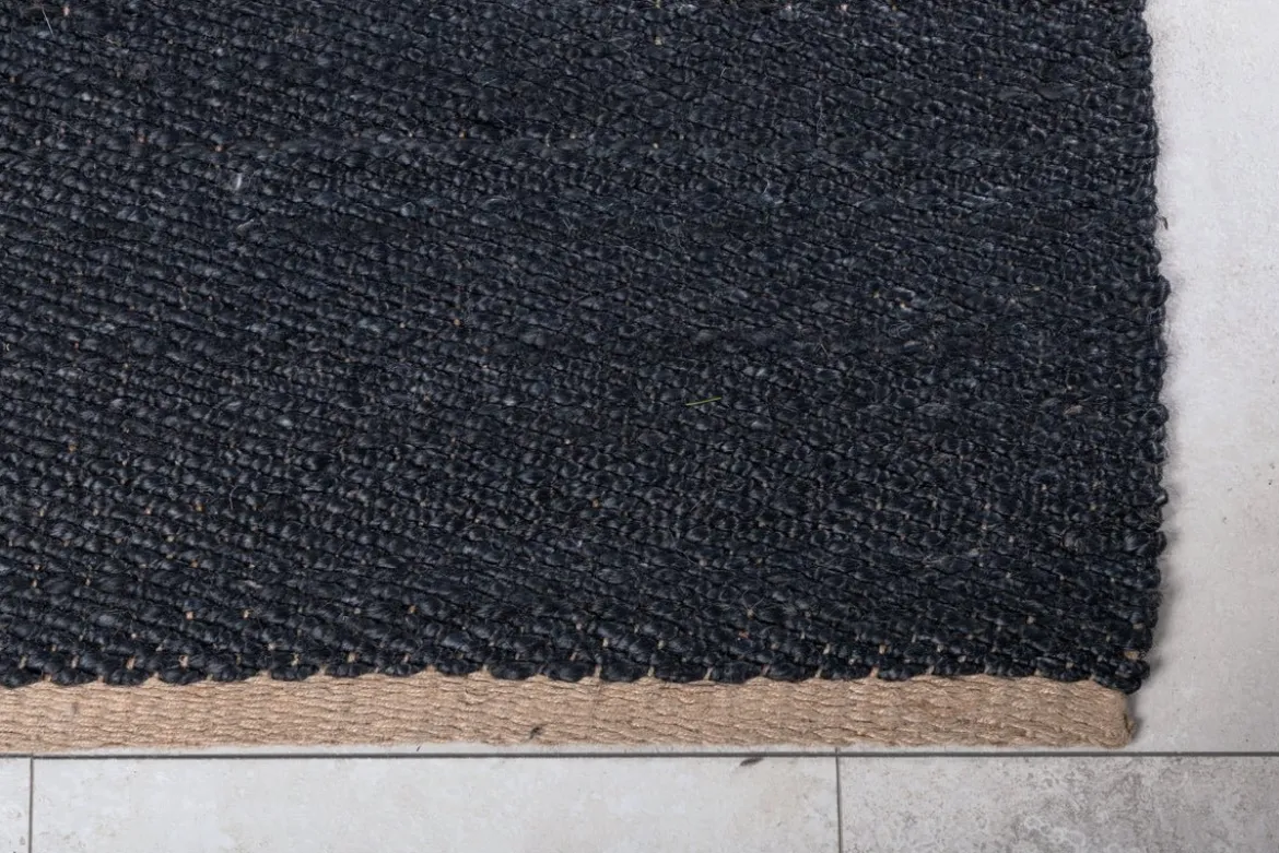 Garten Teppich Matty - 240x170 in Schwarz