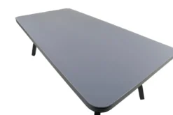 Gartentisch Amaré - Matte Glasplatte auf Aluminiumgestell
