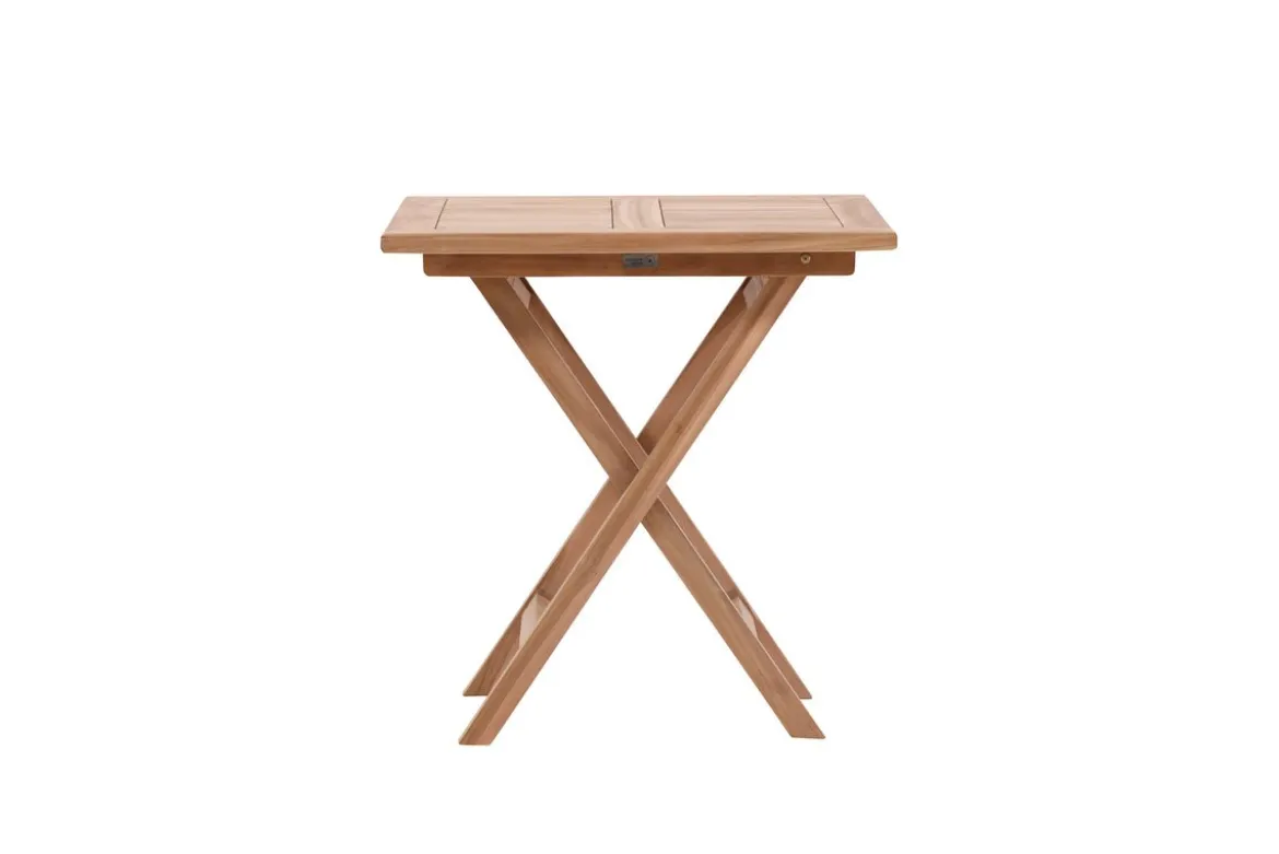 Gartentisch Arvo - Quadratischer Café-Tisch aus massivem Teakholz