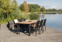 Gartentisch Caimana - ein ausziehbarer Esstisch mit edler Teakholzplatte