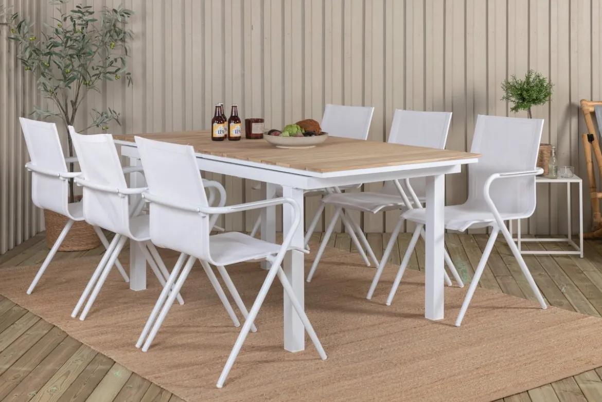Gartentisch Caimana - ein ausziehbarer Esstisch mit edler Teakholzplatte