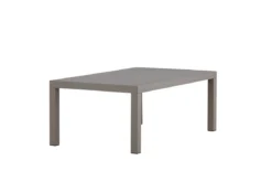 Gartentisch Lior - Rechteckiger Esstisch aus Aluminium in 2 Farben