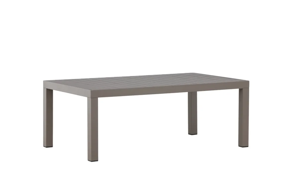 Gartentisch Lior - Rechteckiger Esstisch aus Aluminium in 2 Farben