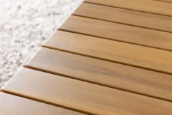 Gartentisch Lyon - Beistelltisch mit Akazienholz-Platte