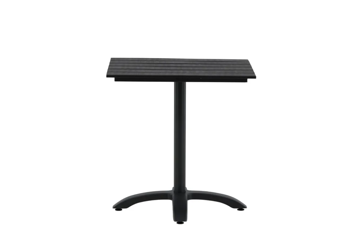 Gartentisch Malani - pflegeleichter quadratischer Tisch aus robustem Aluminium und Aintwood