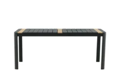Gartentisch Nuru - Teakholz und Aluminium für Stabilität und Langlebigkeit