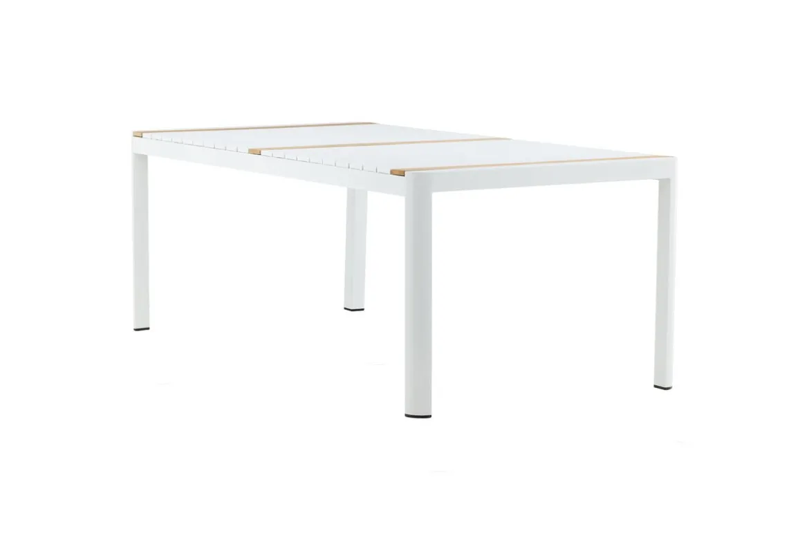 Gartentisch Nuru - Teakholz und Aluminium für Stabilität und Langlebigkeit