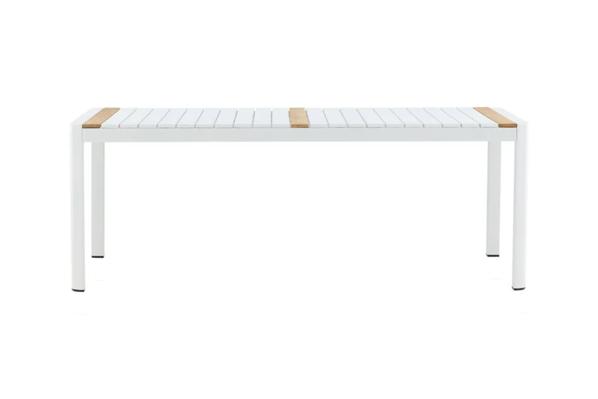 Gartentisch Nuru - Teakholz und Aluminium für Stabilität und Langlebigkeit