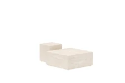 Gartentisch Set Zenvia - in Beige aus Aluminium und Polypropylen