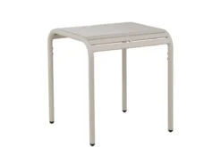 Gartentisch Tehani - leichter, beiger Cafétisch aus Aluminium