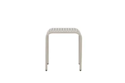 Gartentisch Tehani - leichter, beiger Cafétisch aus Aluminium