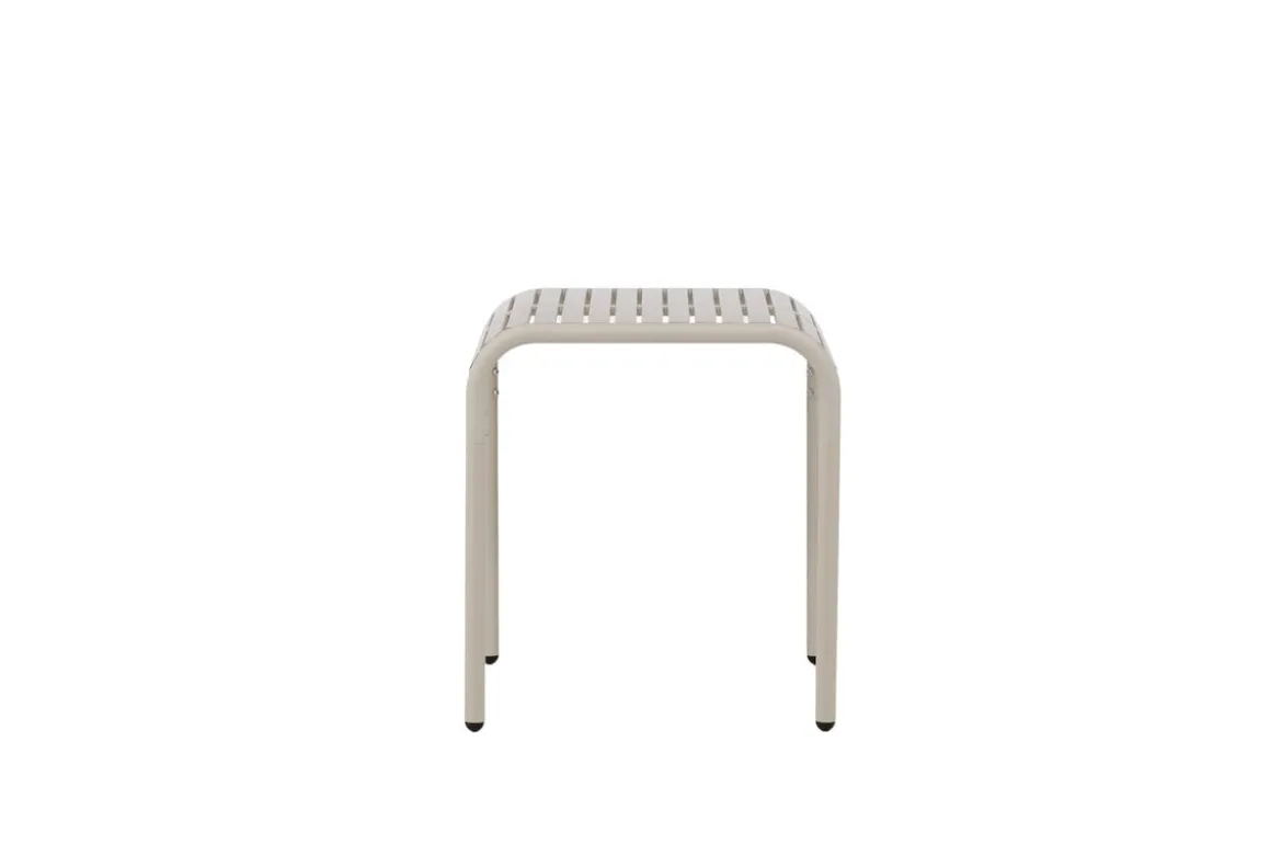 Gartentisch Tehani - leichter, beiger Cafétisch aus Aluminium