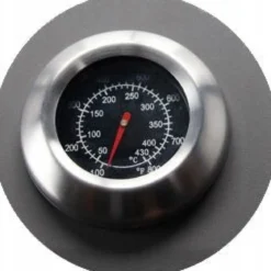 Gasgrill BarbecuePro – 2-Brenner Grillwagen mit Thermometer & klappbaren Seitentischen