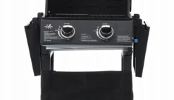 Gasgrill BarbecuePro – 2-Brenner Grillwagen mit Thermometer & klappbaren Seitentischen