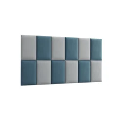 Gepolstertes Wandpaneel - Set Samt 180x100 cm