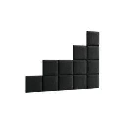 Gepolstertes Wandpaneel - Set Samt 200x160 cm