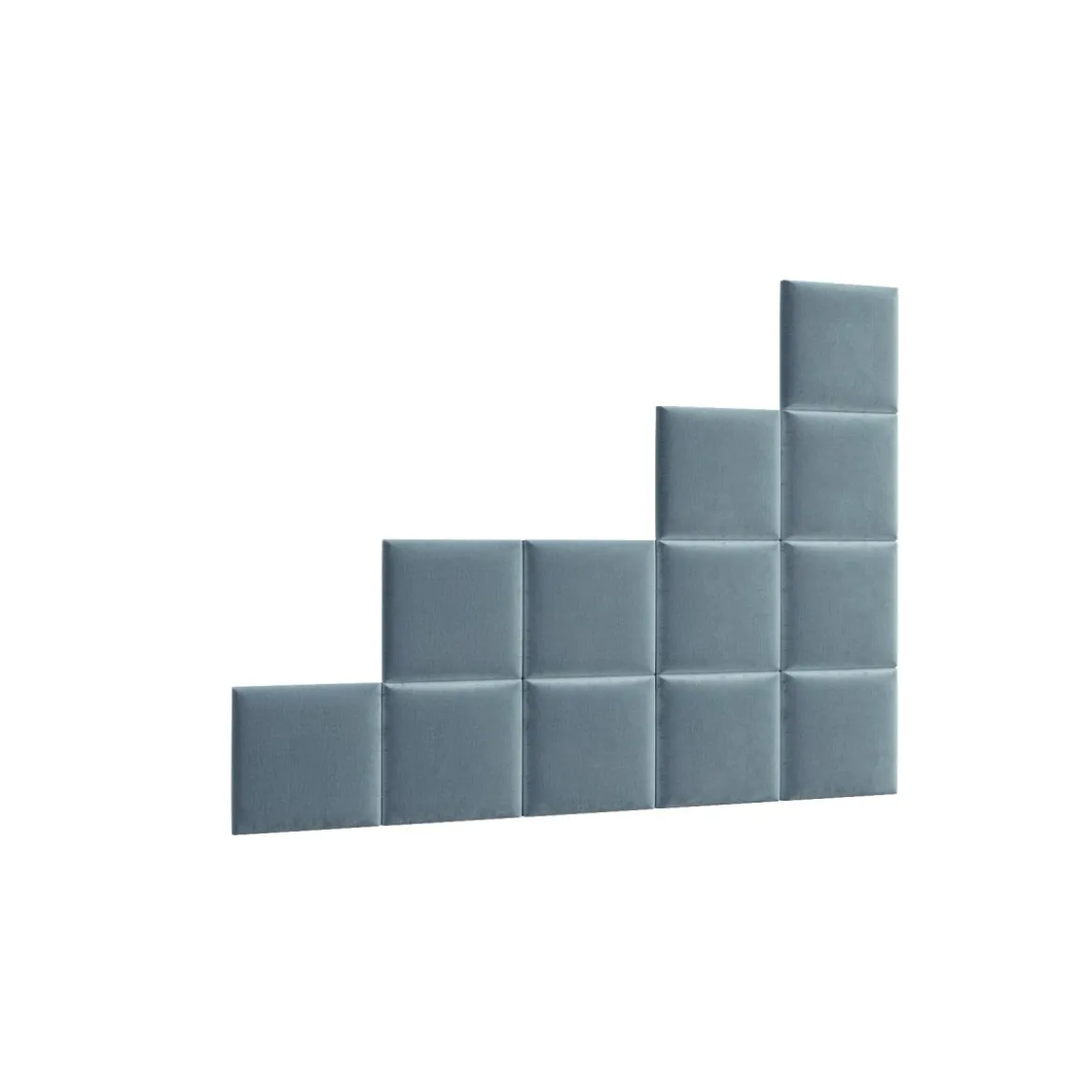 Gepolstertes Wandpaneel - Set Samt 200x160 cm