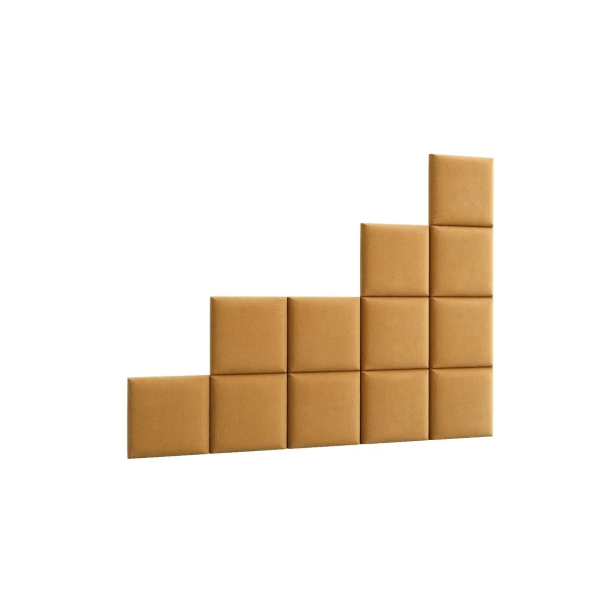 Gepolstertes Wandpaneel - Set Samt 200x160 cm