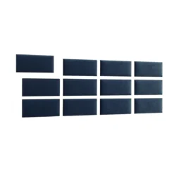 Gepolstertes Wandpaneel - Set Samt 240x90 cm