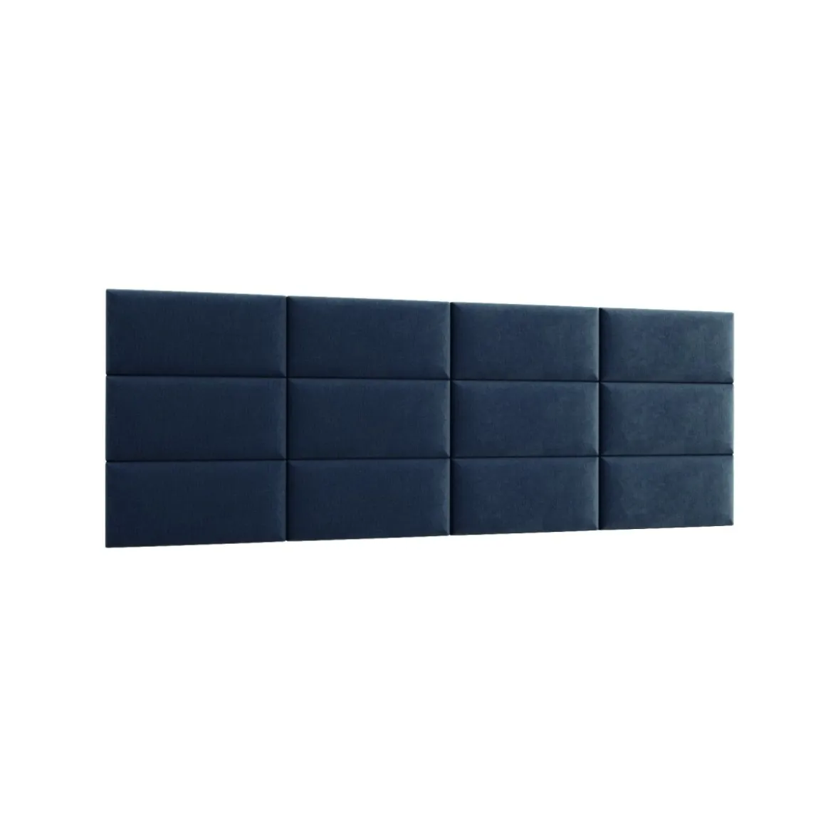 Gepolstertes Wandpaneel - Set Samt 240x90 cm