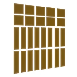 Gepolstertes Wandpaneel - Set Samt 120x195 cm