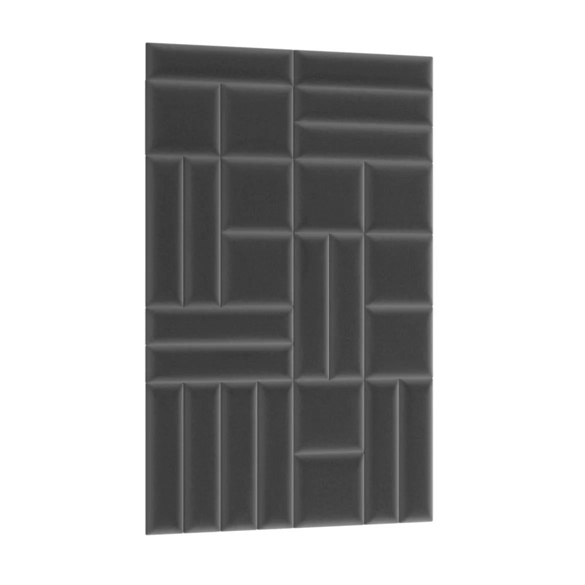 Gepolstertes Wandpaneel - Set Samt 120x195 cm