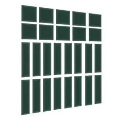 Gepolstertes Wandpaneel - Set Samt 120x195 cm