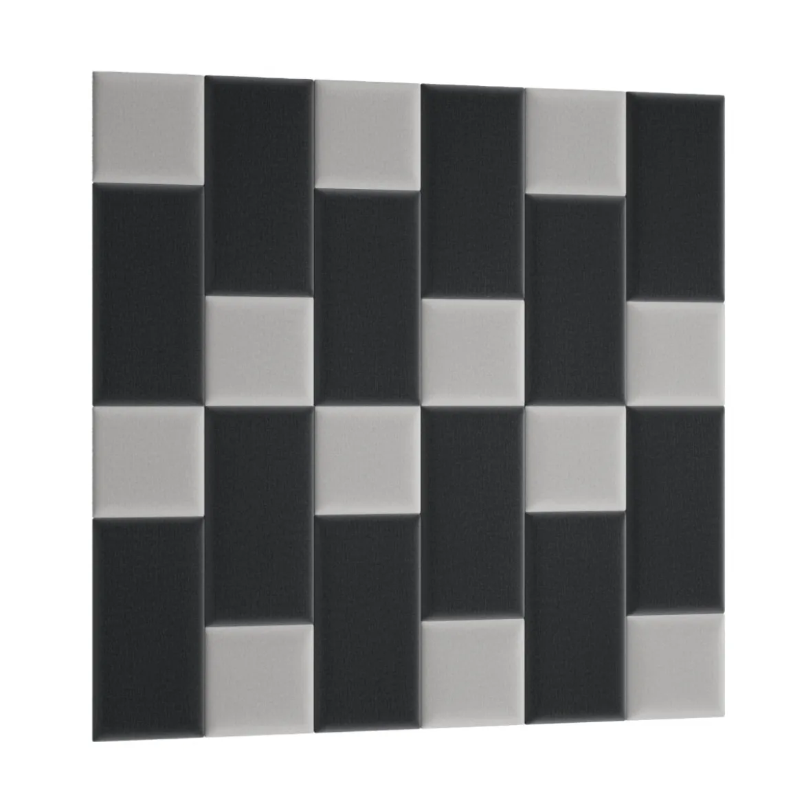 Gepolstertes Wandpaneel - Set Samt 180x180 cm