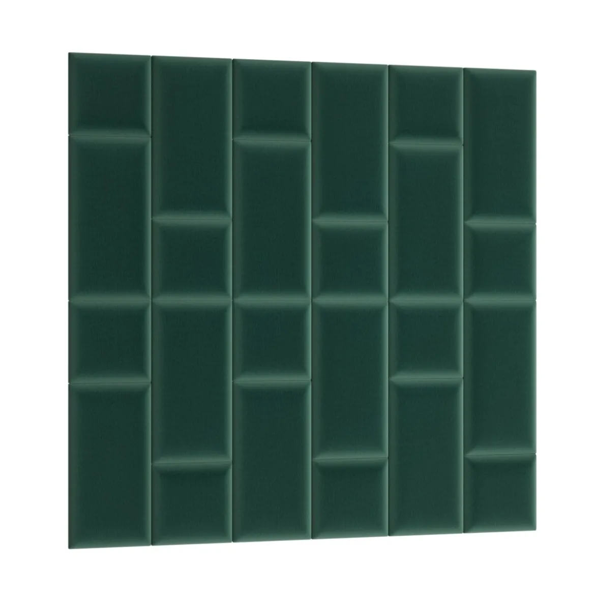 Gepolstertes Wandpaneel - Set Samt 180x180 cm