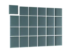 Gepolstertes Wandpaneel - Set Samt 240x180 cm