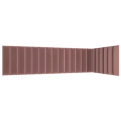 Gepolstertes Wandpaneel - Set Samt 210x90x60 cm