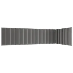 Gepolstertes Wandpaneel - Set Samt 210x90x60 cm