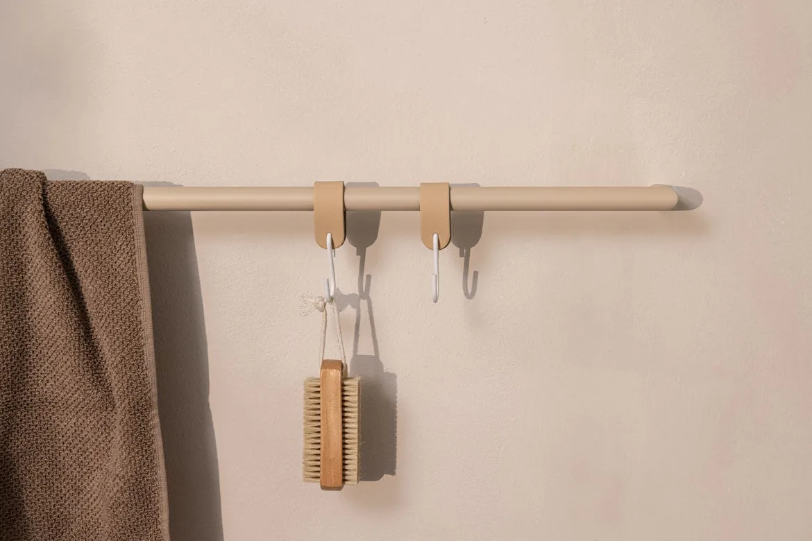 Handtuchhalter Vana – minimalistisch, rund oder eckig, drei Breiten