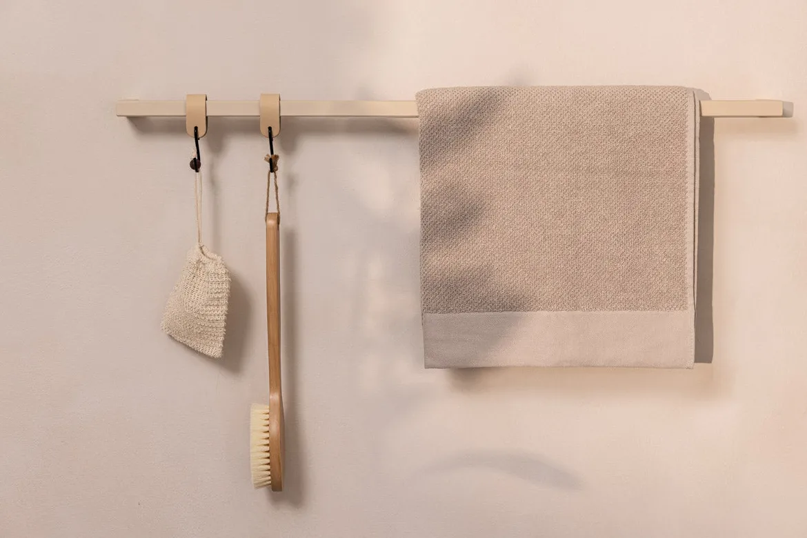 Handtuchhalter Vana – minimalistisch, rund oder eckig, drei Breiten