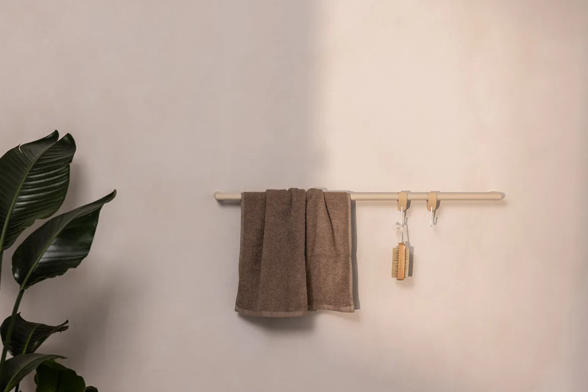 Handtuchhalter Vana – minimalistisch, rund oder eckig, drei Breiten