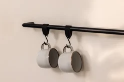 Handtuchhalter Vana – minimalistisch, rund oder eckig, drei Breiten