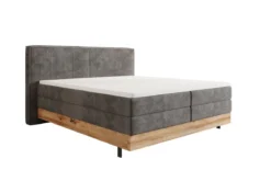 Holzbett/Boxspringbett Nero mit Stauraum in Cord