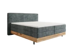Holzbett/Boxspringbett Nero mit Stauraum in Cord