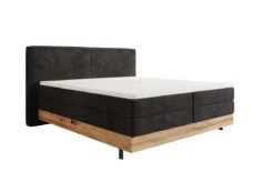 Holzbett/Boxspringbett Nero mit Stauraum in Cord