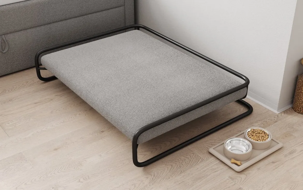 Hundebett Arlo 110×80cm in Bouclé