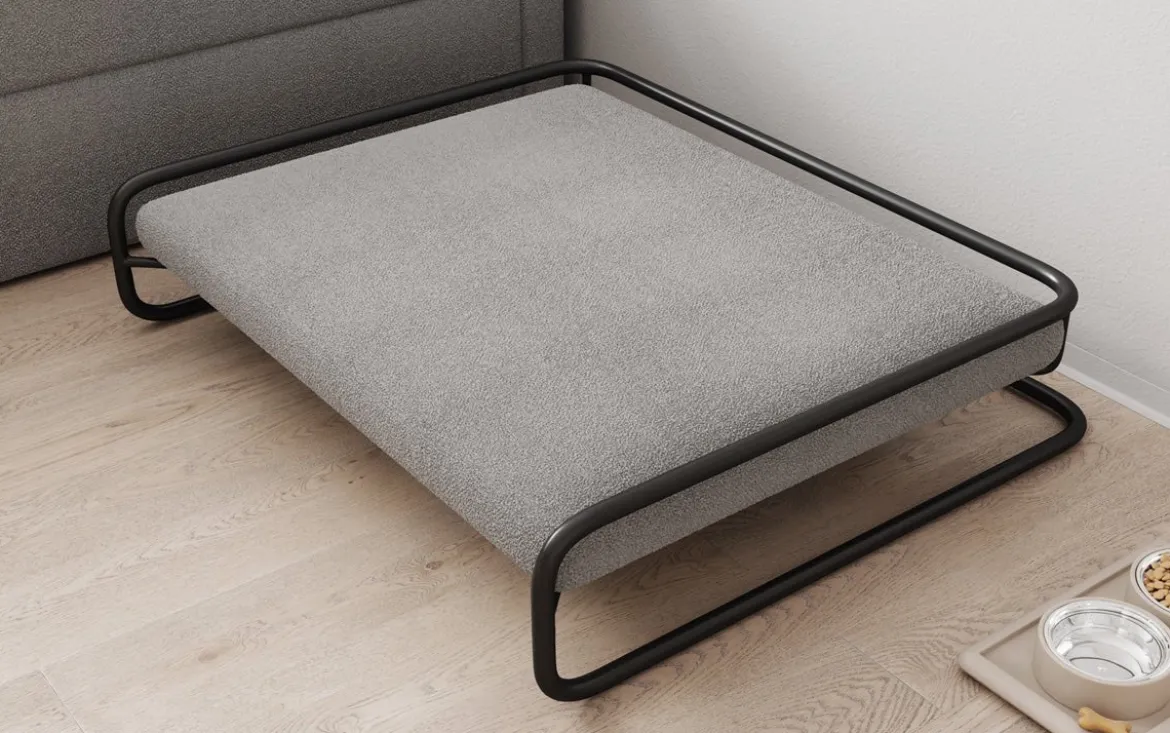Hundebett Arlo 80 × 100 cm in Bouclé