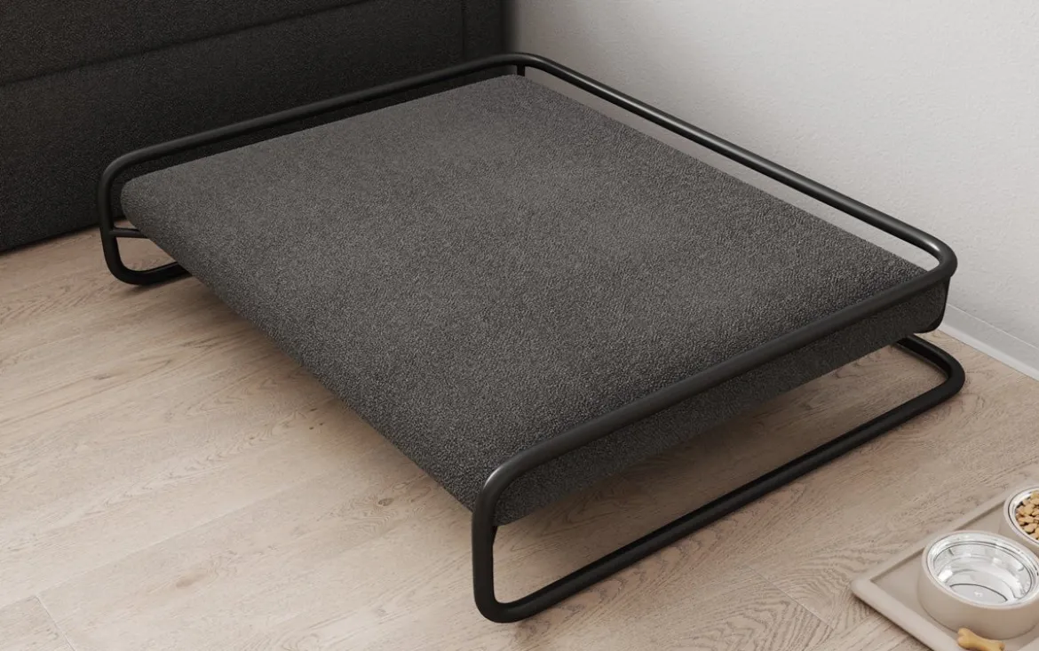 Hundebett Arlo 80 × 100 cm in Bouclé