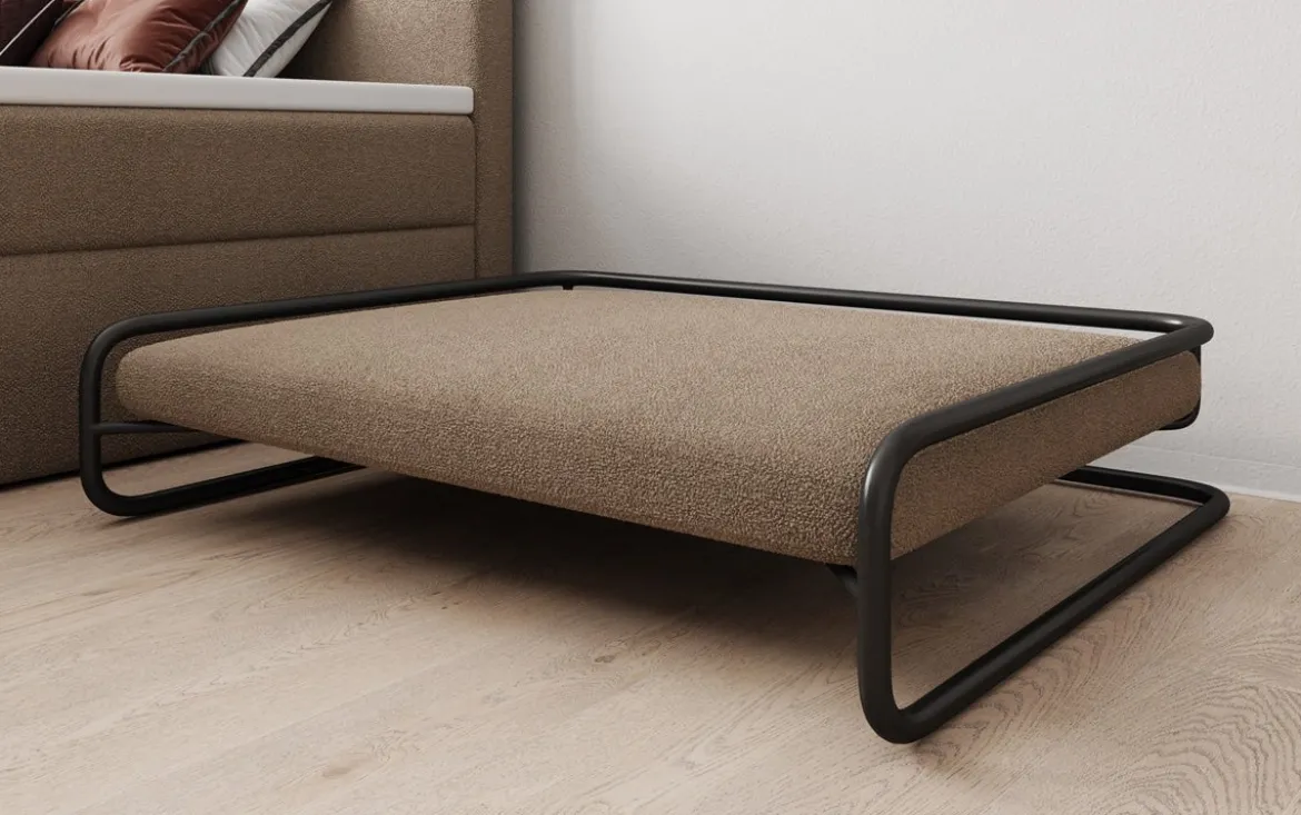 Hundebett Arlo 80 × 100 cm in Bouclé