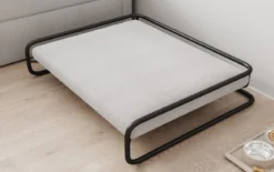 Hundebett Arlo 80 × 100 cm in Bouclé