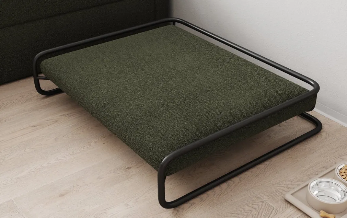 Hundebett Arlo 80 × 100 cm in Bouclé