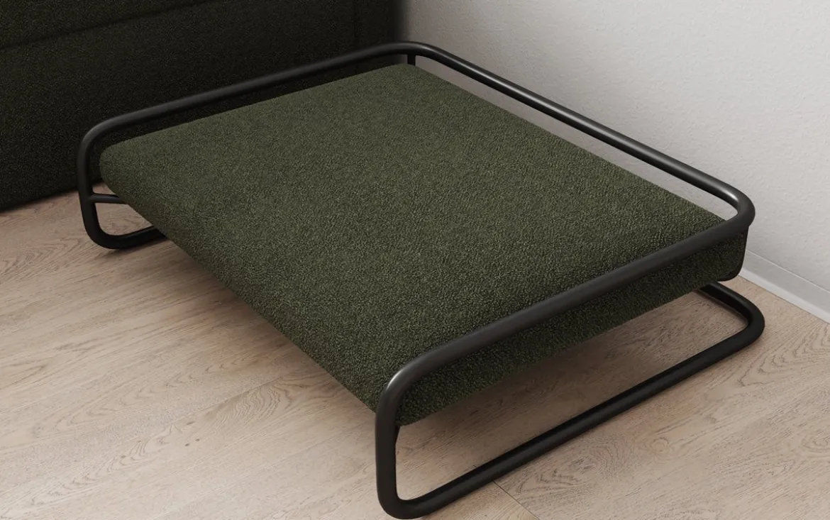 Hundebett Arlo 80 × 60 cm in Bouclé