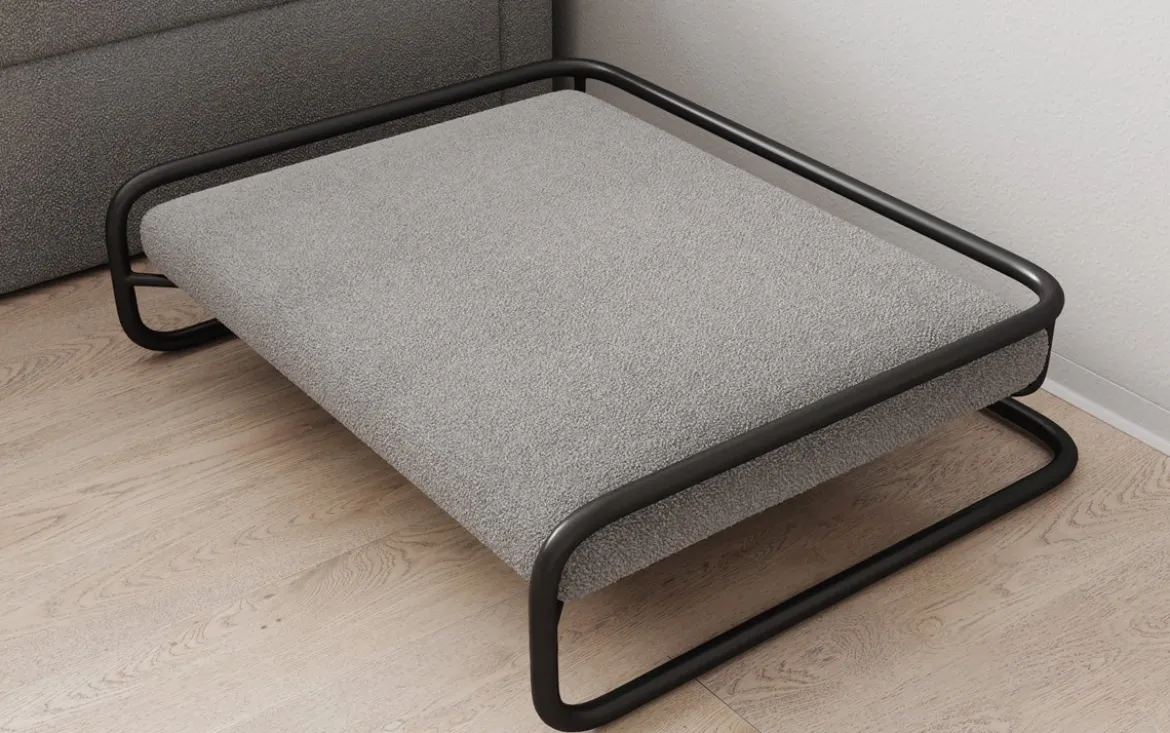 Hundebett Arlo 80 × 60 cm in Bouclé