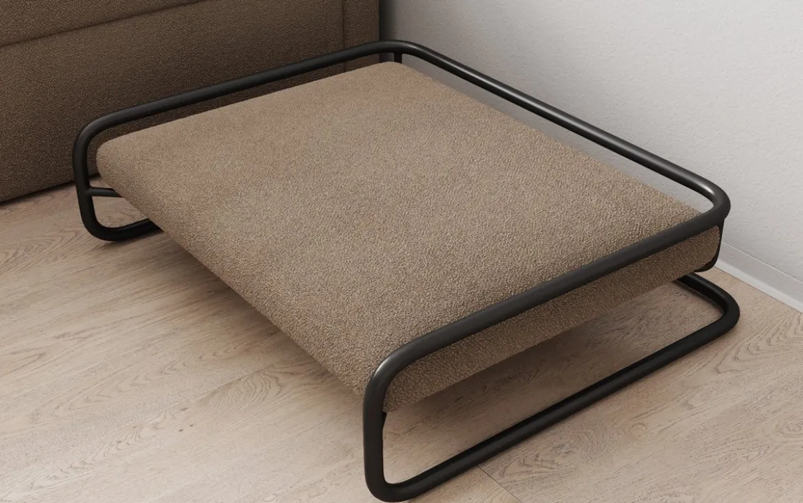 Hundebett Arlo 80 × 60 cm in Bouclé