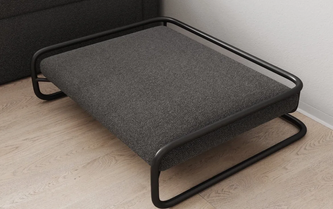 Hundebett Arlo 80 × 60 cm in Bouclé